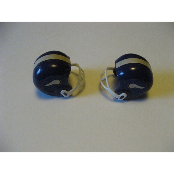 Lot of 2 Minnesota Vikings Mini Gumball Helmet OPI Vending Machine 70s 80s NFL - Picture 1 of 4